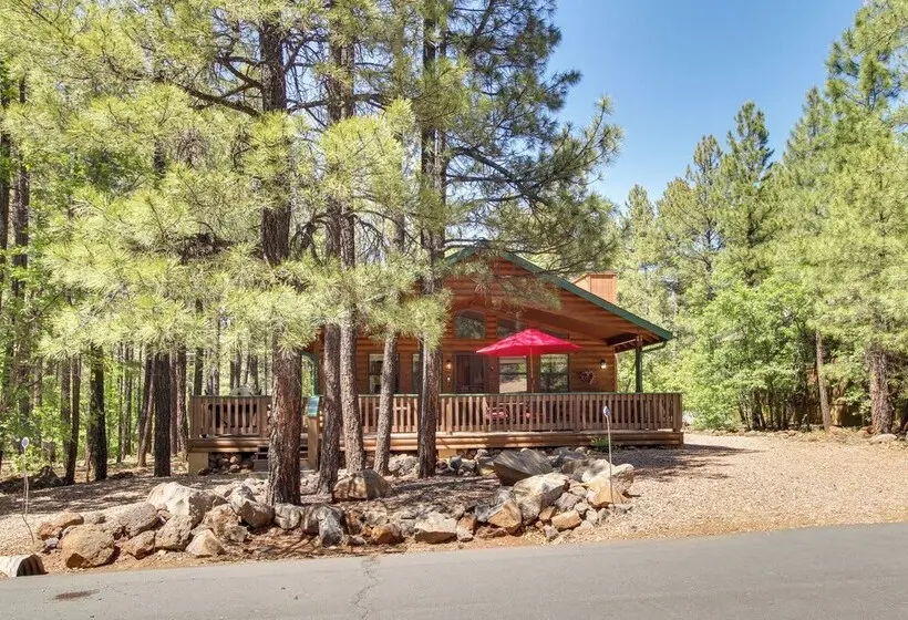 Large Deck & A/c! Serene Family Retreat In Pinetop