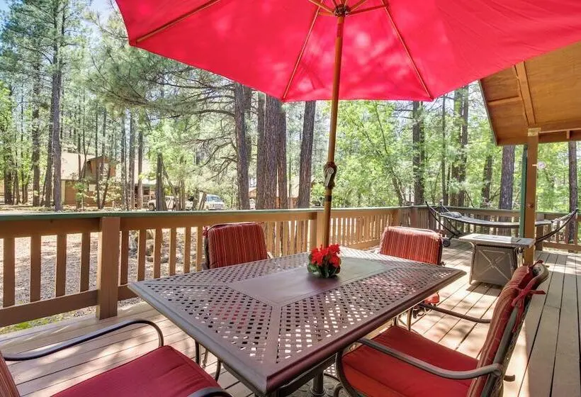 Large Deck & A/c! Serene Family Retreat In Pinetop