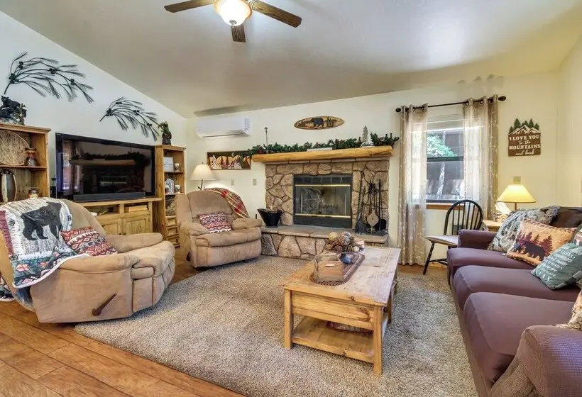 Large Deck & A/c! Serene Family Retreat In Pinetop
