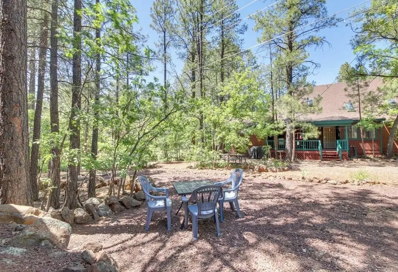 Large Deck & A/c! Serene Family Retreat In Pinetop