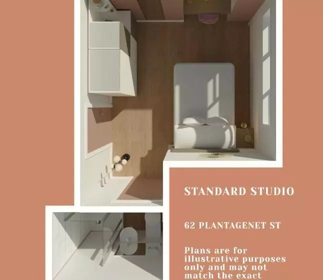 پانسیون Aaron Wise  62 Plantagenet Studios