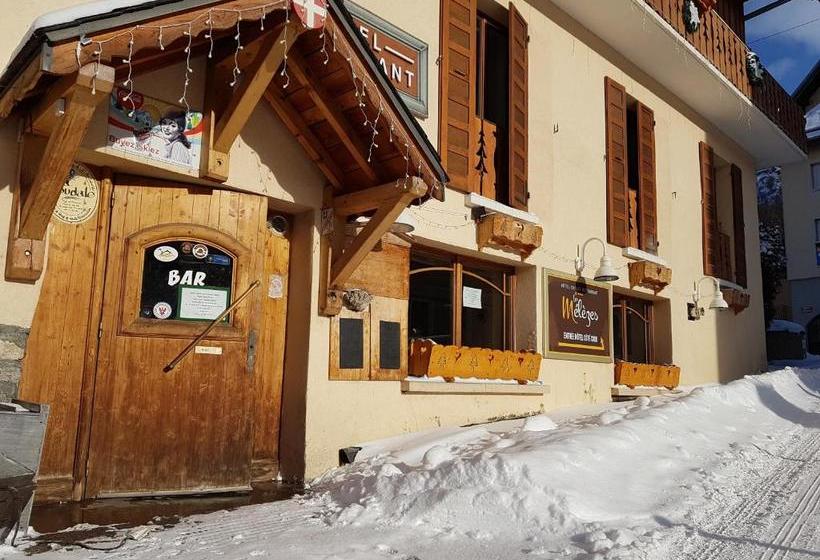 호텔 Hôtel Chalet Les Mélèzes