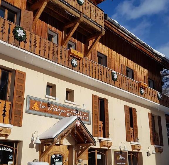 호텔 Hôtel Chalet Les Mélèzes
