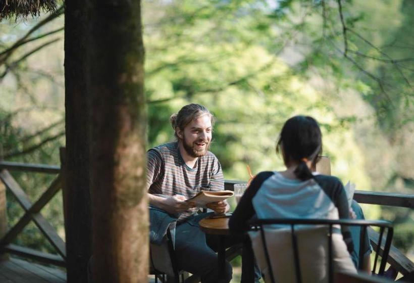 بنسيون Wuyi Mountain Ancient Street Forest Living England Time Inn
