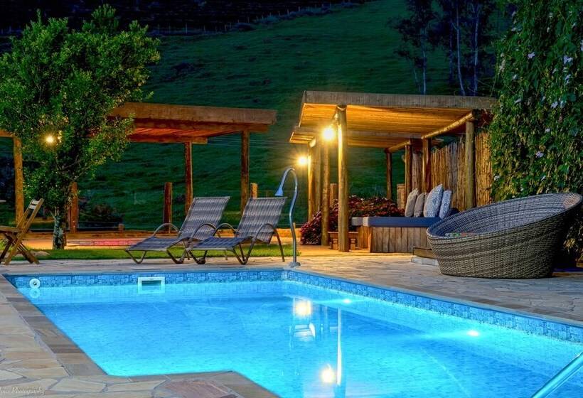 펜션 Villa Aye Pousada Boutique Petfriendly Antigo Chalés Santa Catarina