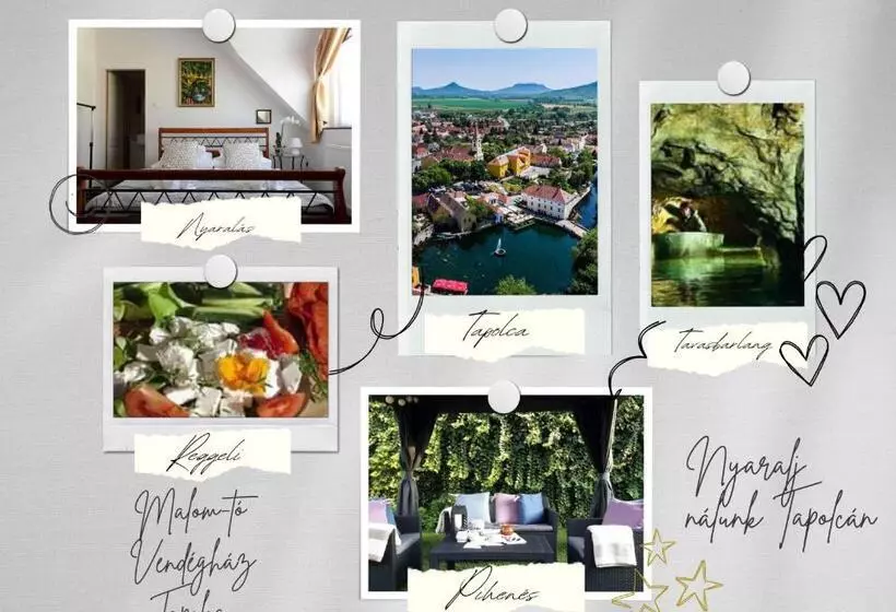 ペンション Malom Tó Vendégház Tapolca