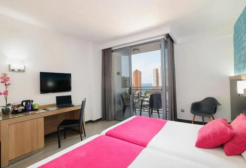 اتاق لوکس با چشمانداز دریا, Flash Hotel Benidorm Recommended Adults Only 4 Sup