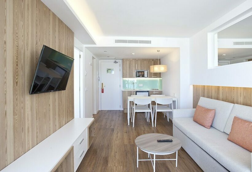 プレミアムアパートメント、1ベッドルーム 、オーシャンビュー, Aparthotel Ponent Mar