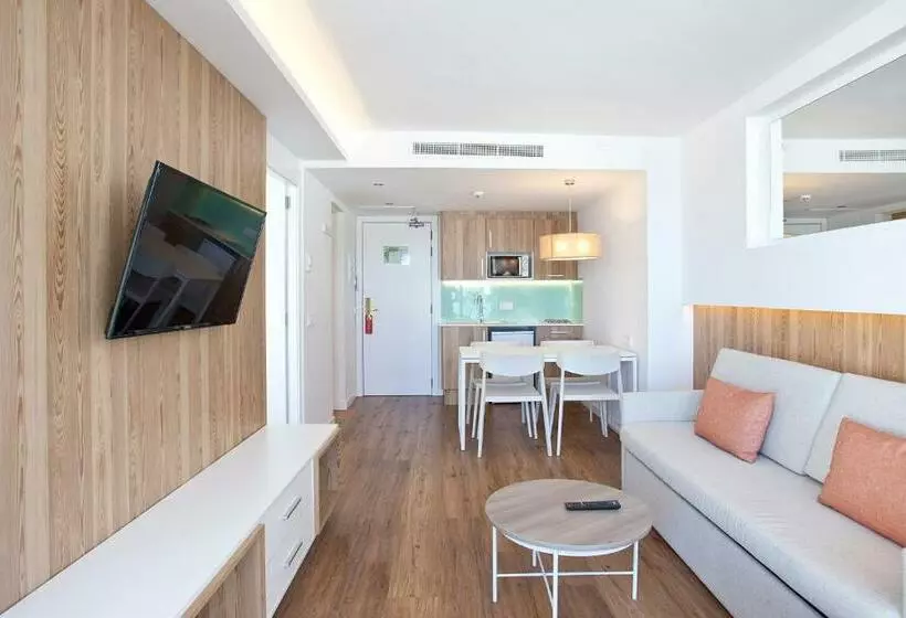 Premium Wohnung 1 Schlafzimmer mit Meerblick, Aparthotel Ponent Mar