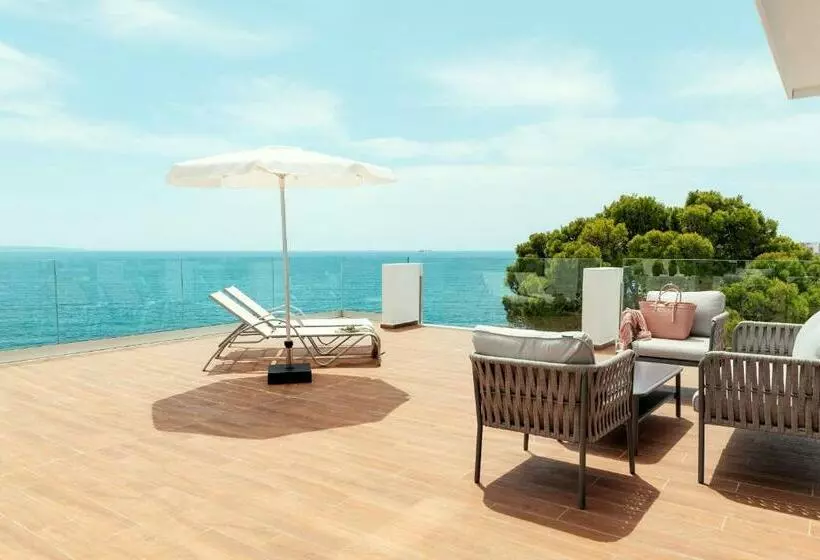 1 Schlafzimmer Deluxe Apartment Meerblick, Aparthotel Ponent Mar
