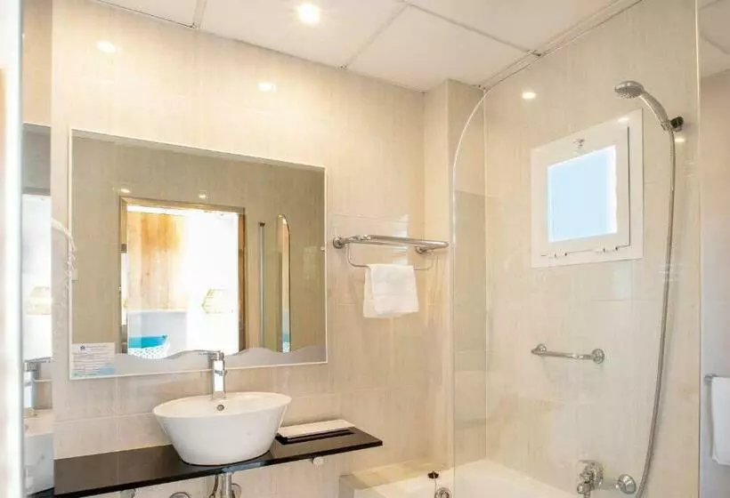 اتاق لوکس با چشم‌انداز دریا, Bahía De Alcudia Hotel & Spa