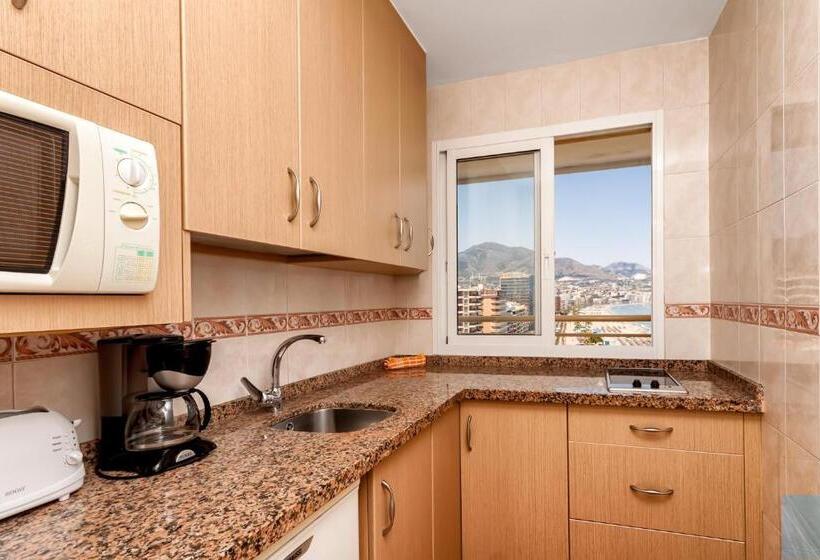 شقة غرفتين نوم إطلالة جانبية على البحر, Apartamentos Stella Maris