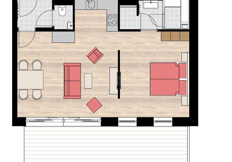 标准工作室, Alpenparks Hotel & Apartment Sonnleiten