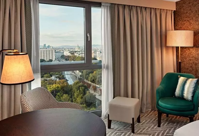 اتاق استاندارد با چشم‌انداز, Hilton Vienna Park