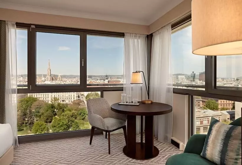 اتاق استاندارد با چشم‌انداز, Hilton Vienna Park