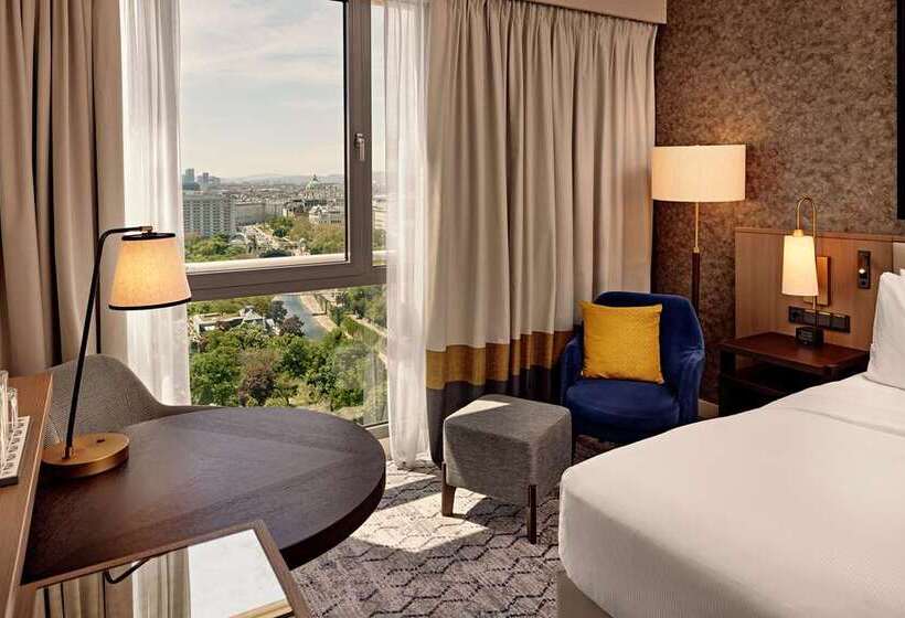 带大床的行政房间, Hilton Vienna Park