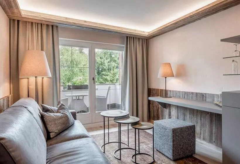 اتاق لوکس با بالکن, Natur & Spa Hotel Lärchenhof
