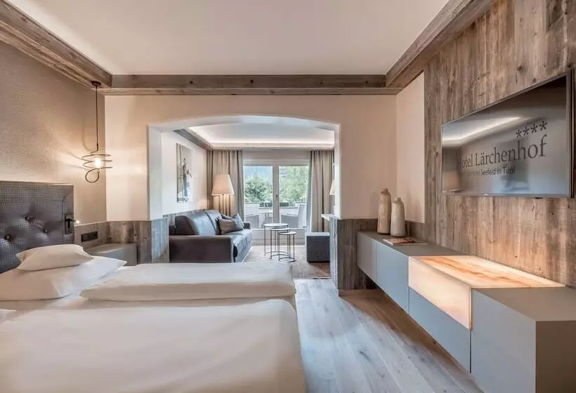 اتاق لوکس با بالکن, Natur & Spa Hotel Lärchenhof