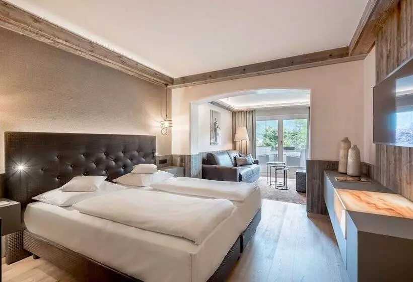 اتاق لوکس با بالکن, Natur & Spa Hotel Lärchenhof