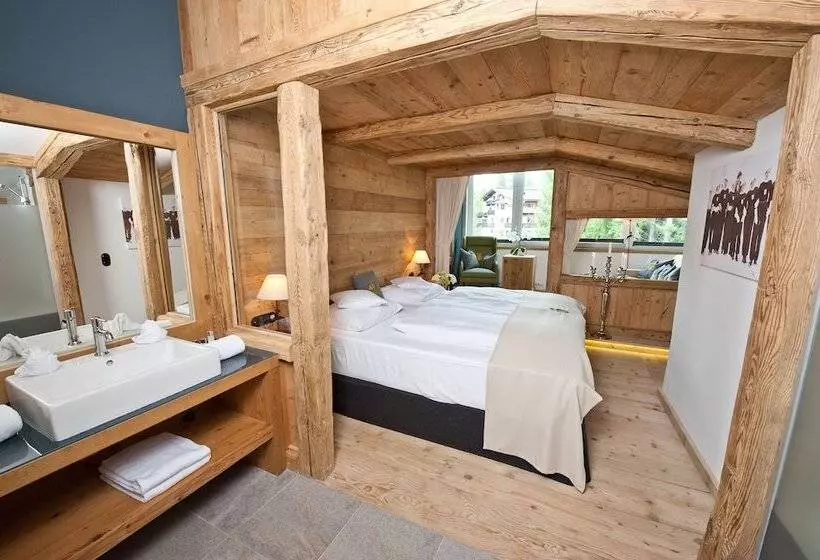 اتاق لوکس با بالکن, Natur & Spa Hotel Lärchenhof