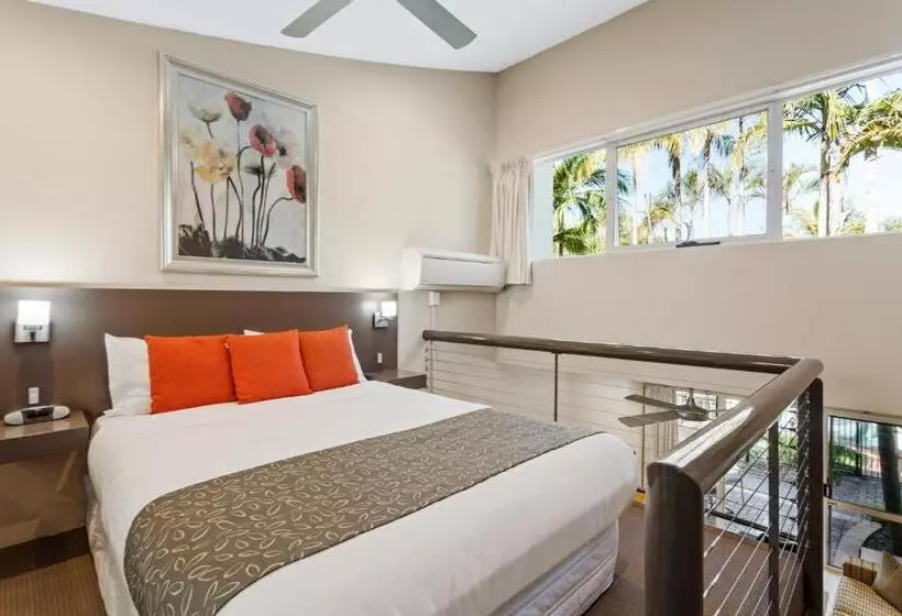 آپارتمان سوپریور 1 خوابه با چشم‌انداز استخر, Caribbean Noosa