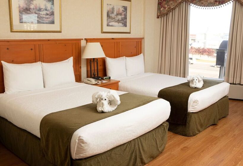 Standaardkamer met 2 Tweepersoonsbedden, Continental Inn & Suites