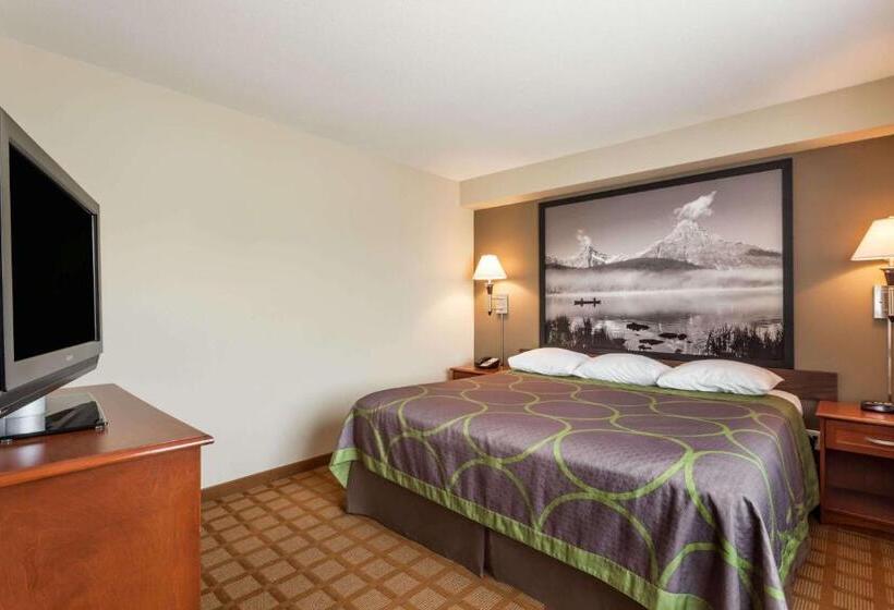 キングサイズベッドのエクゼクティブルーム, Super 8 By Wyndham Abbotsford Bc