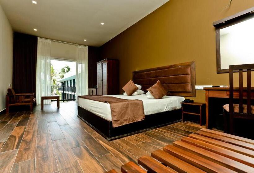 디럭스 테라스 룸 바다 전망, Golden Star Beach Hotel