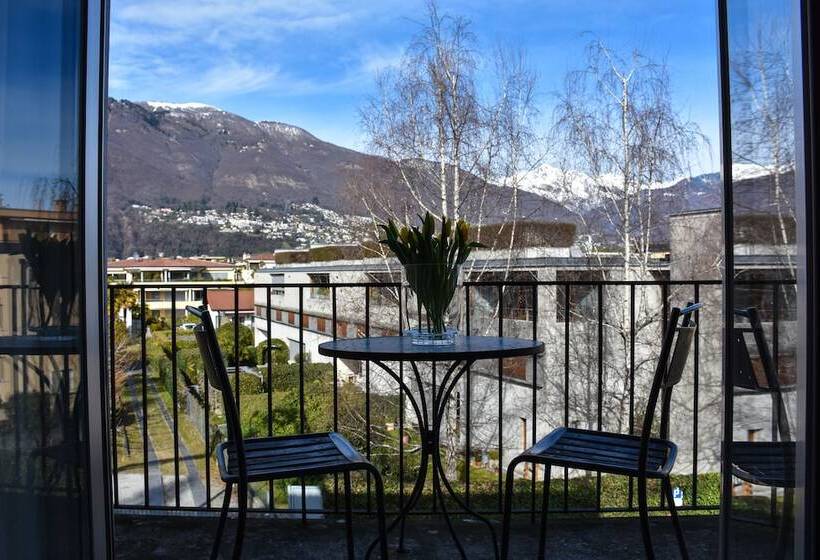 标准间带阳台, Albergo Mirador Ascona