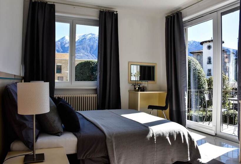 标准间带阳台, Albergo Mirador Ascona