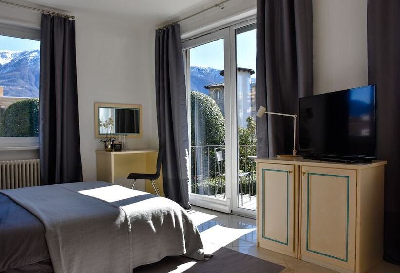 标准间带阳台, Albergo Mirador Ascona