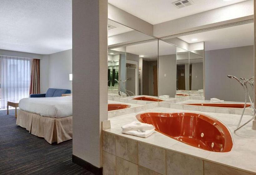 带大床的豪华间, Days Inn By Wyndham Niagara Falls Near The Falls