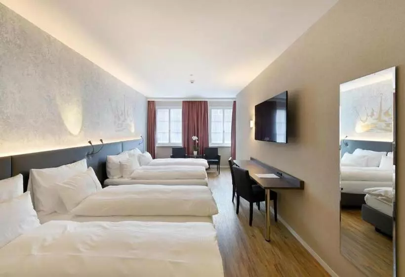 اتاق استاندارد چهار تخته, Altstadt Hotel Krone Luzern