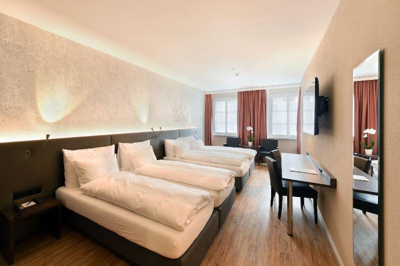 4인용 스탠다드 룸, Altstadt Hotel Krone Luzern