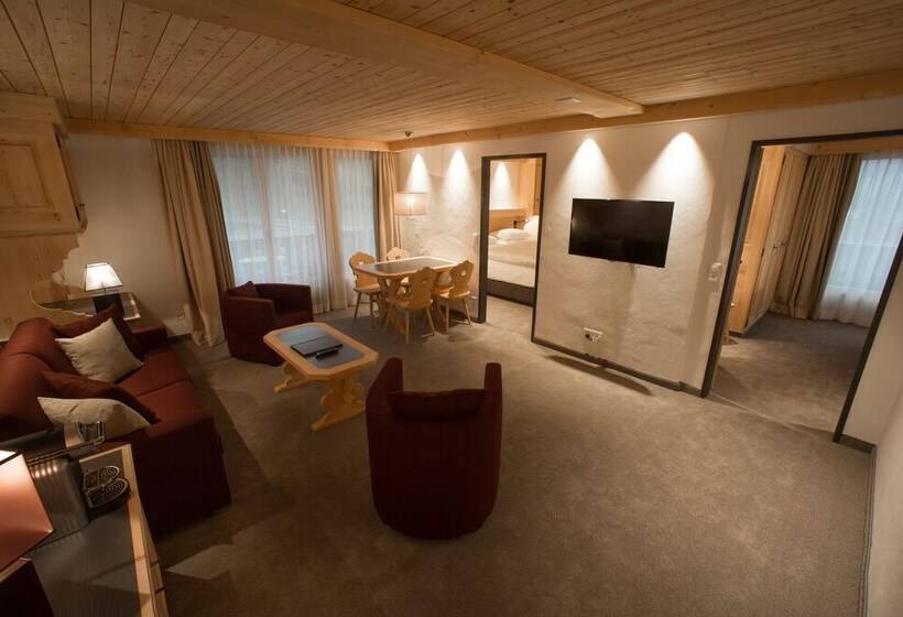 带2个卧室的套房, Bernerhof Swiss Quality Hotel Gstaad