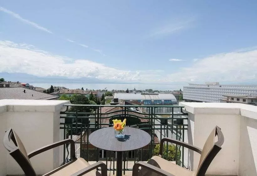 Superior room with lake view, Mirabeau, Bw Signature Collection, Lausanne