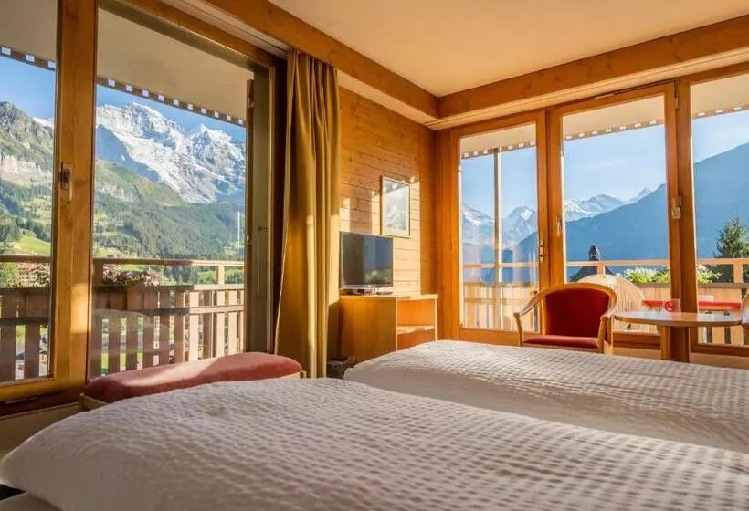 Standardzimmer Panoramablick, Jungfraublick