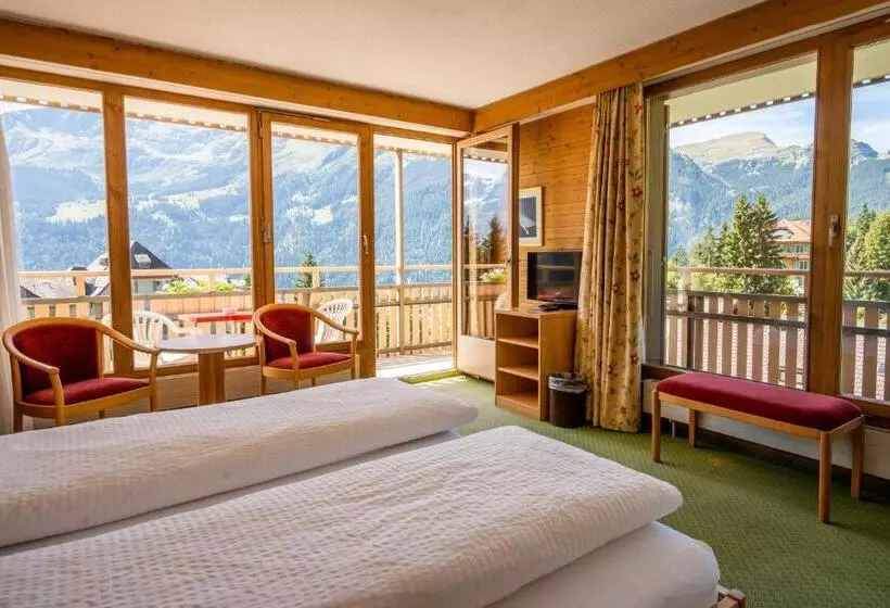Standardzimmer Panoramablick, Jungfraublick