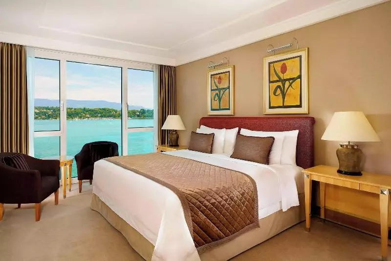 اتاق لوکس با تخت بزرگ, President Wilson, A Luxury Collection Hotel, Geneva
