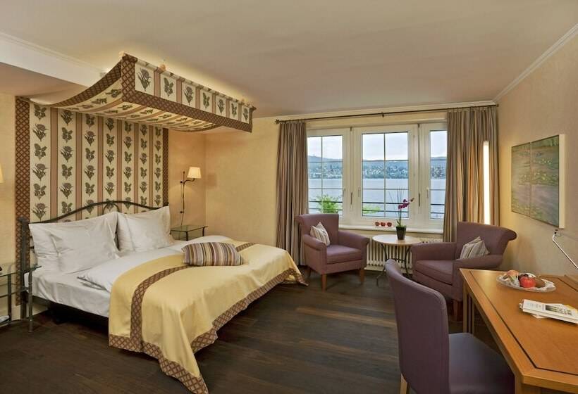 חדר דלוקס נוף לאגם, Romantik Seehotel Sonne