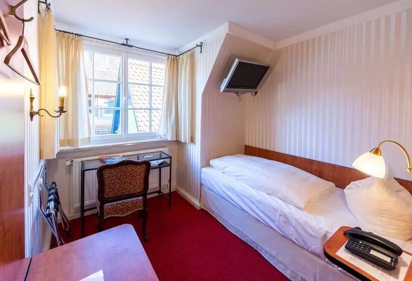 エコノミーシングルルーム, Historik Hotel Goldener Hirsch Rothenburg