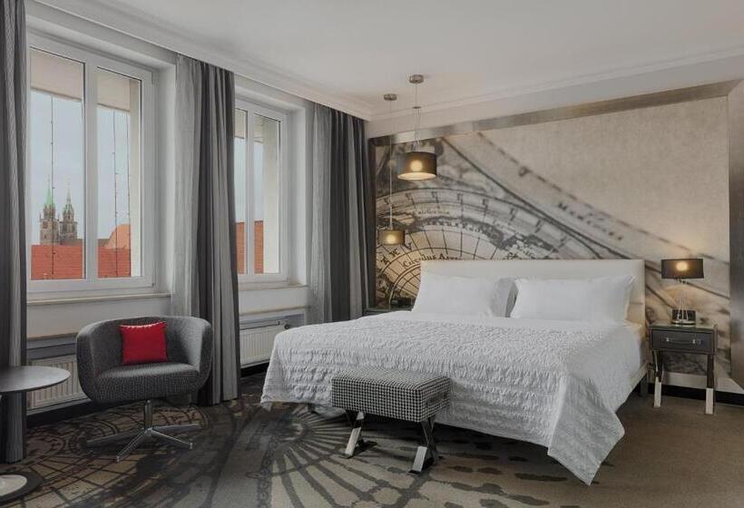 Номер Deluxe Кровать Кинг Вид на Город, Le Méridien Grand Hotel Nürnberg