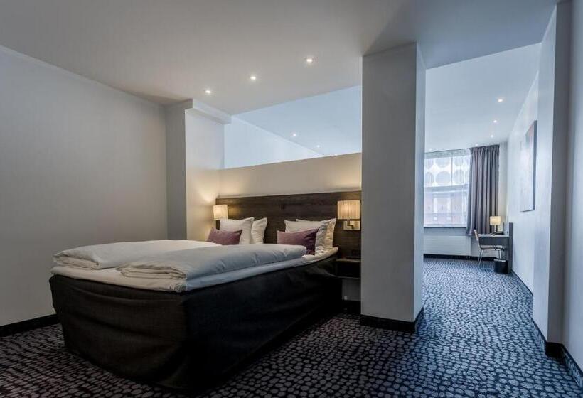 디럭스 룸 킹사이즈 침대, Profilhotels Mercur