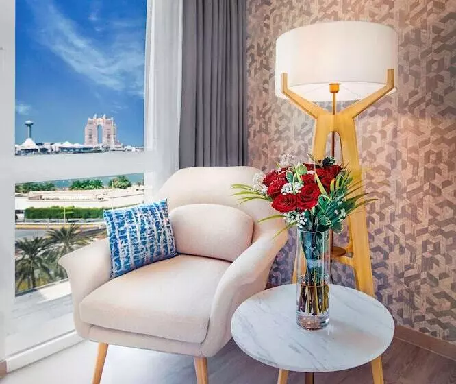 オーシャンビューのプレミアムルーム。, Radisson Blu Hotel & Resort, Abu Dhabi Corniche