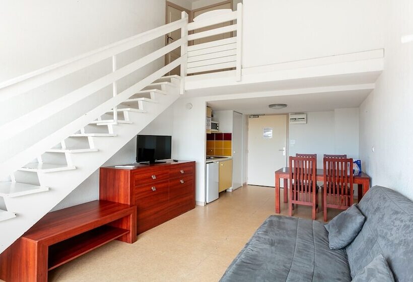 침실 1개 풀장 전망 아파트, Vacanceole  Residence Le Saint Clair