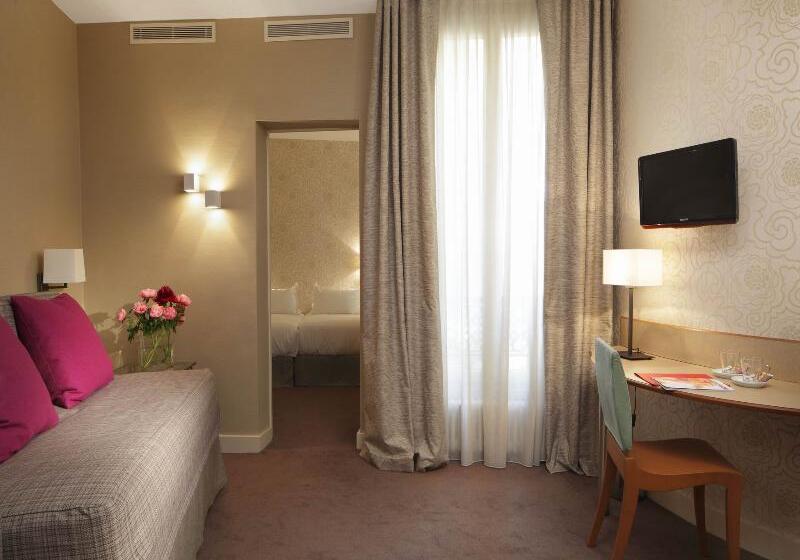 اتاق استاندارد سه نفره, Hôtel Londres Et New York Teritoria