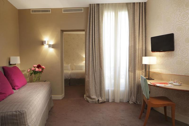 اتاق استاندارد چهار تخته, Hôtel Londres Et New York Teritoria