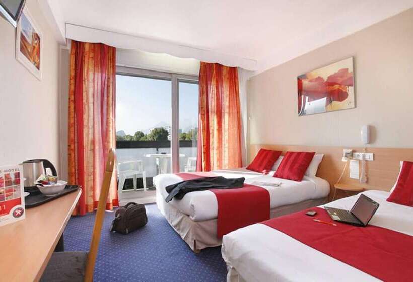 标准三人间, The Originals City, Hôtel Villancourt, Grenoble Sud