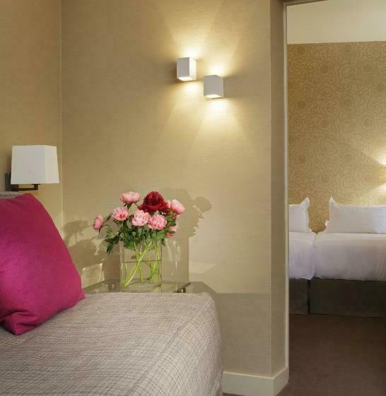 اتاق استاندارد چهار تخته, Hôtel Londres Et New York Teritoria