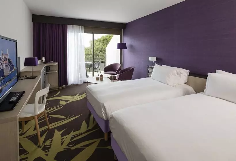 اتاق استاندارد با چشم‌انداز دریا, Thalazur Antibes   & Spa